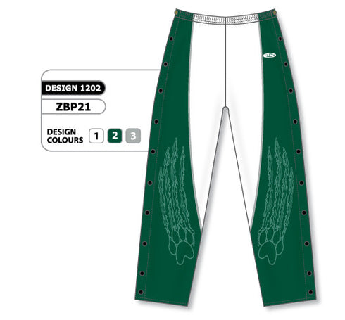 Athletic Knit Custom Sublimated Basketball Warm Up Pant Design 1202 (ZBP21-1202)